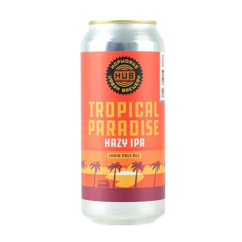 Hopworks Urban Brewery Tropical Paradise Hazy IPA 