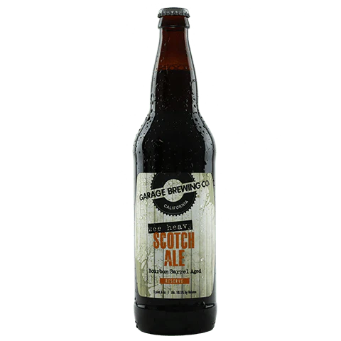 Garage Barrel Aged Bourbon Wee Heavy Scotch Ale 