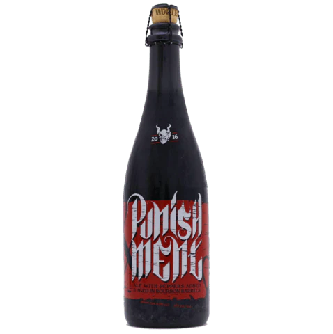 Punishment (Double Bastard Ale with Peppers aged in Bourbon Barrels) 2016 