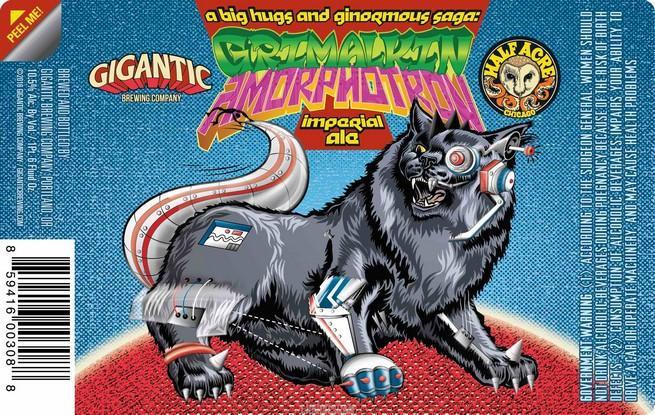Gigantic / Half Acre Grimalkin Amorphotron Hoppy Imperial Stout 
