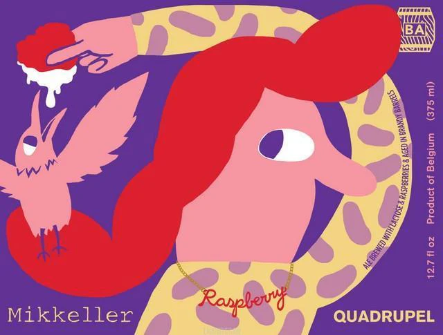Mikkeller Raspberry Quadrupel Aged in Brandy Barrels 