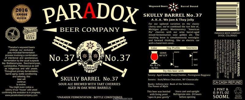 Paradox Skully Barrel No. 37 