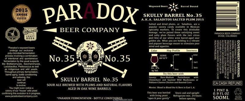 Paradox Skully Barrel No. 35 