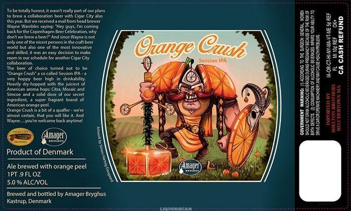 Amager Cigar City Orange Crush Session IPA 