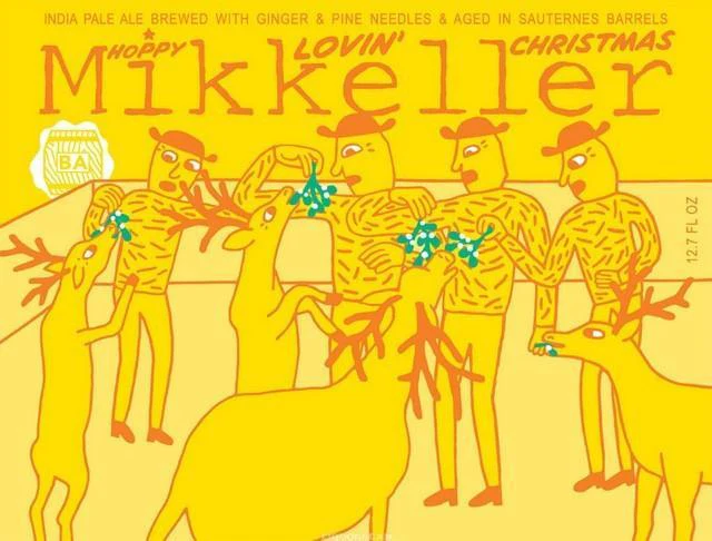 Mikkeller 2012 Hoppy Lovin' Christmas IPA Aged in Sauternes Barrels 