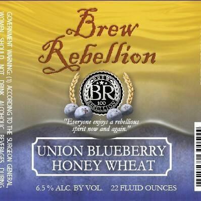 Brew Rebellion Union Blueberry Honey Wheat 
