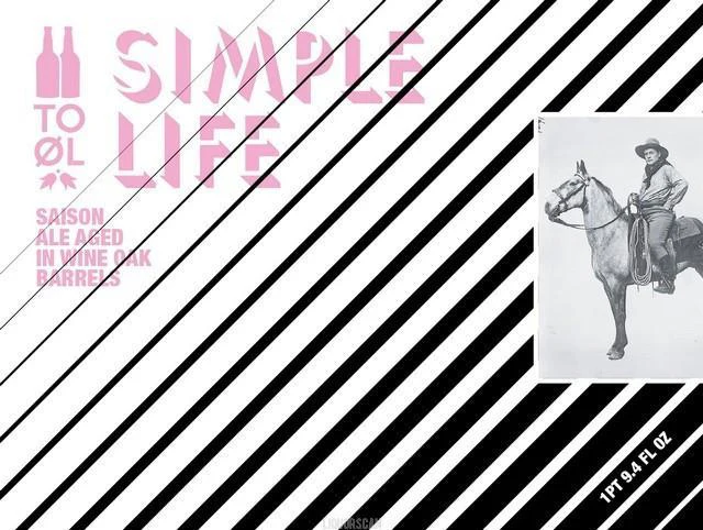 To Ol Simple Life Saison Aged in Wine Oak Barrels 