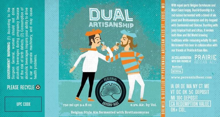 Perennial Prairie Dual Artisanship Hoppy Farmhouse Ale 