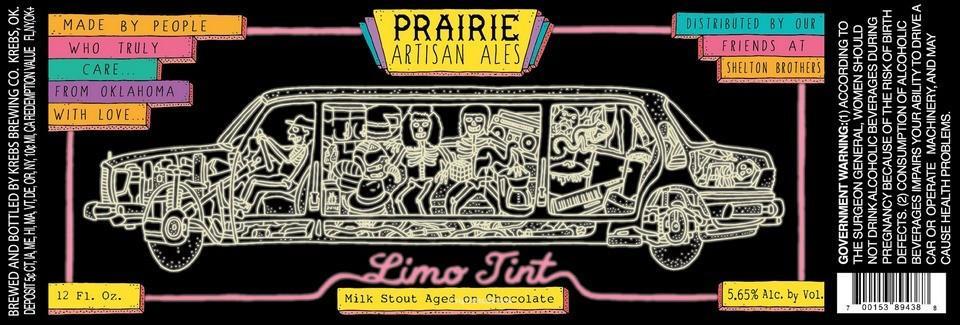 Prairie Limo Tint Milk Stout Aged on Chocolate 