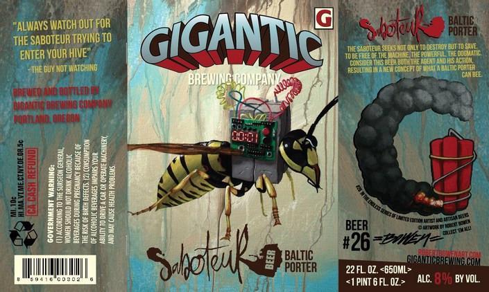 Gigantic Saboteur Baltic Porter 