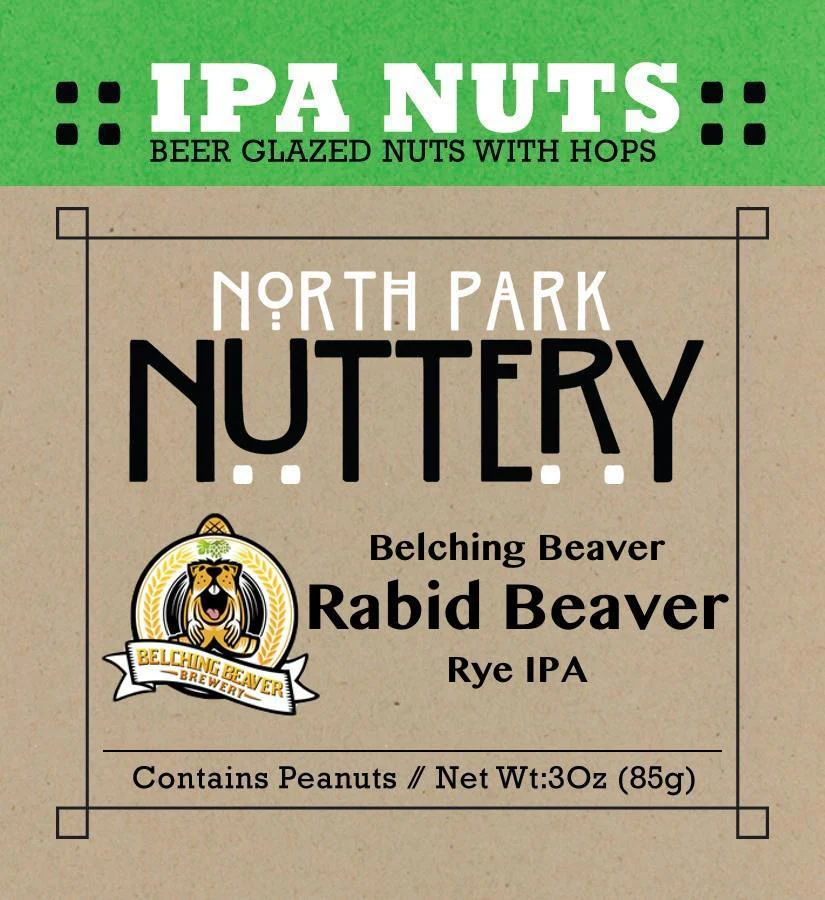North Park Nuttery IPA Nuts (Belching Beaver Rabid Beaver) 