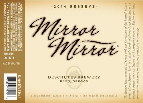 Deschutes Mirror Mirror Oak Aged Barley Wine 