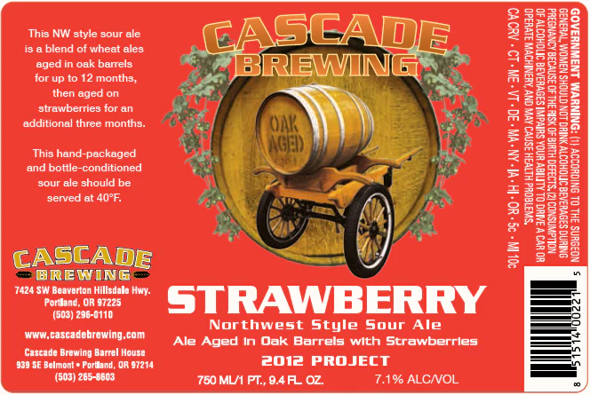 Cascade Strawberry Sour Ale 2014 