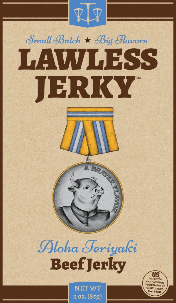 Lawless Aloha Teriyaki Beef Jerky 