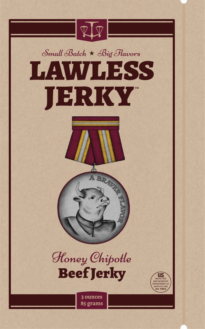 Lawless Honey Chipotle Beef Jerky 
