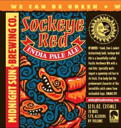 Midnight Sun Sockeye Red IPA 
