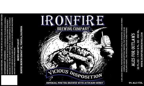 Ironfire Vicious Disposition Imperial Porter 