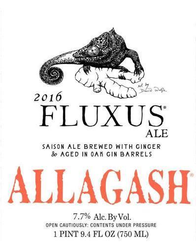 Allagash Fluxus 2016 (Gin Barrel-Aged Saison) 