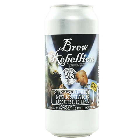 Brew Rebellion Strawberry Milkshake Double IPA 