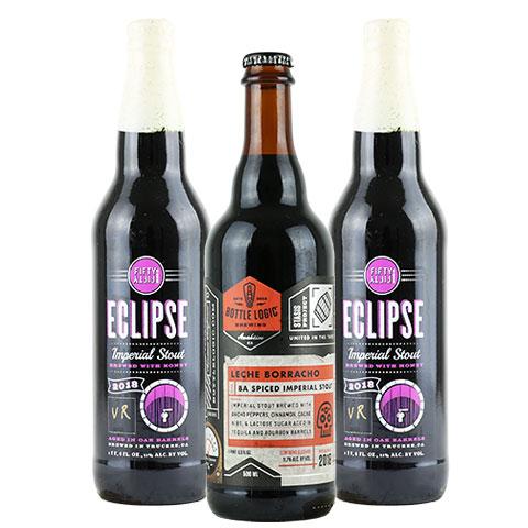 Bottle Logic Leche Borracho / Eclipse Vanilla Rye Imperial Stout 3 Pack 