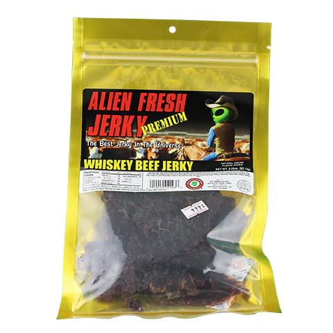 Alien Fresh Whiskey Beef Jerky 