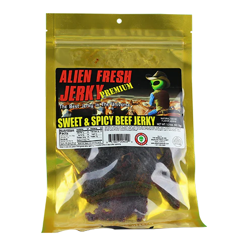 Alien Fresh Sweet & Spicy Beef Jerky 