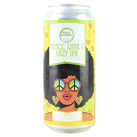 Wild Barrel Peace, Love, & Hazy IPA 