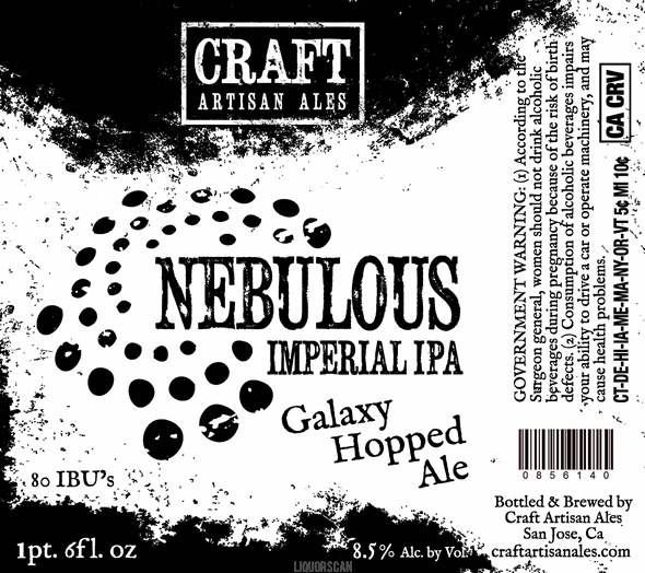 Craft Nebulous Imperial IPA 