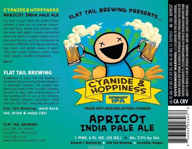 Flat Tail Cyanide and Hoppiness Apricot IPA 2016 