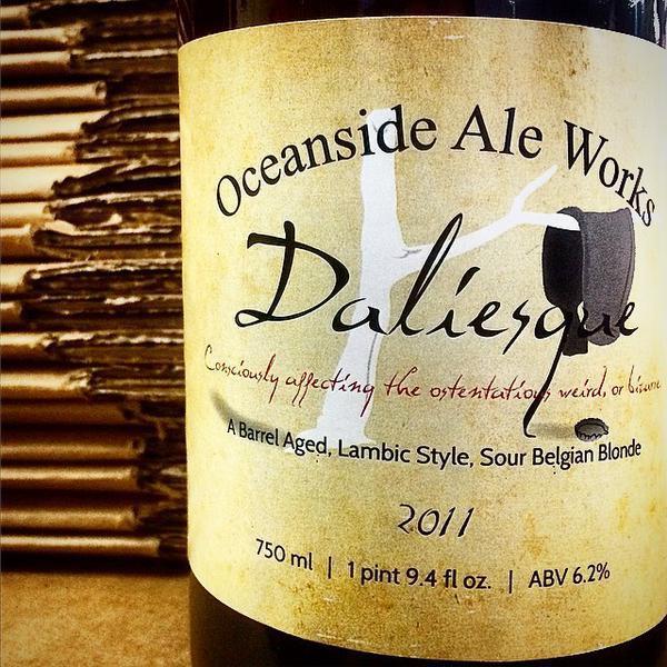 Oceanside Ale Works Daliesque Lambic Style Beer 2011 